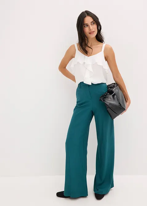 Pantalon de tailleur en viscose fluide, bonprix
