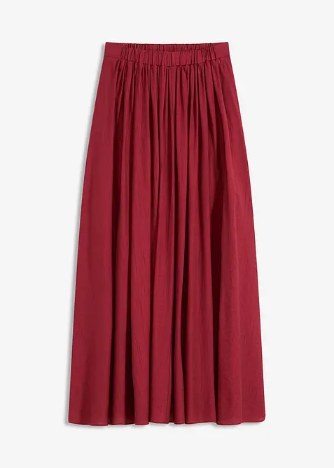 Jupe longue en matière froissée, bonprix