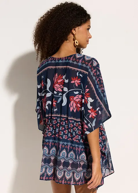 Tunique de plage en crêpe léger, bonprix