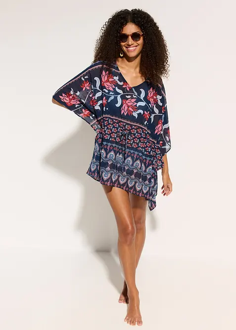 Tunique de plage en crêpe léger, bonprix