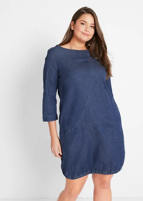 Robe en jean extensible, bonprix