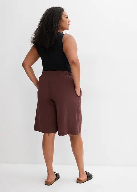 Bermuda fluide en viscose mélangée, bonprix