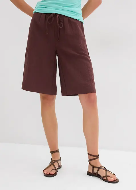 Bermuda fluide en viscose mélangée, bonprix