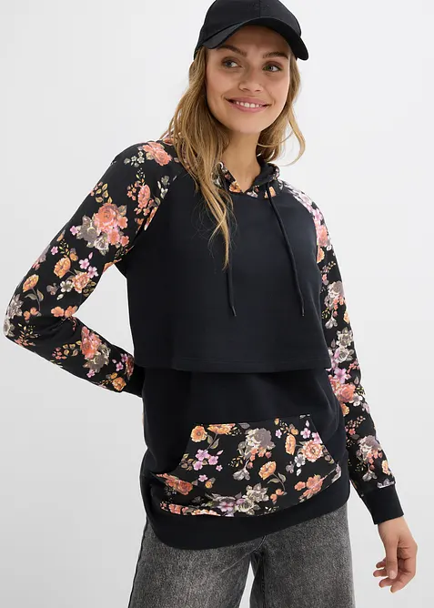 Sweat de grossesse 2en1 avec fonction allaitement, bonprix