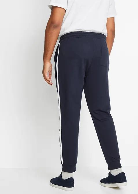 Lot de 2 pantalons de jogging à détails contrastants, bonprix