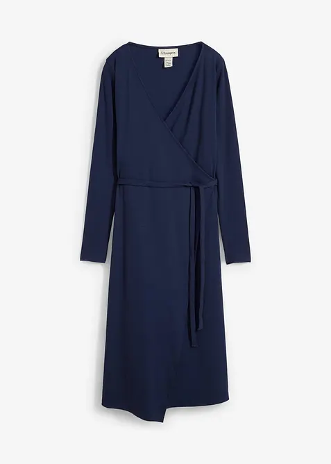 Robe portefeuille de grossesse en coton côtelé, bonprix