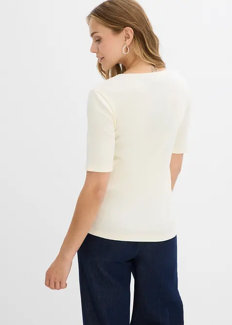 Lot de 2 T-shirts de grossesse et d&rsquo;allaitement 100% coton, bonprix