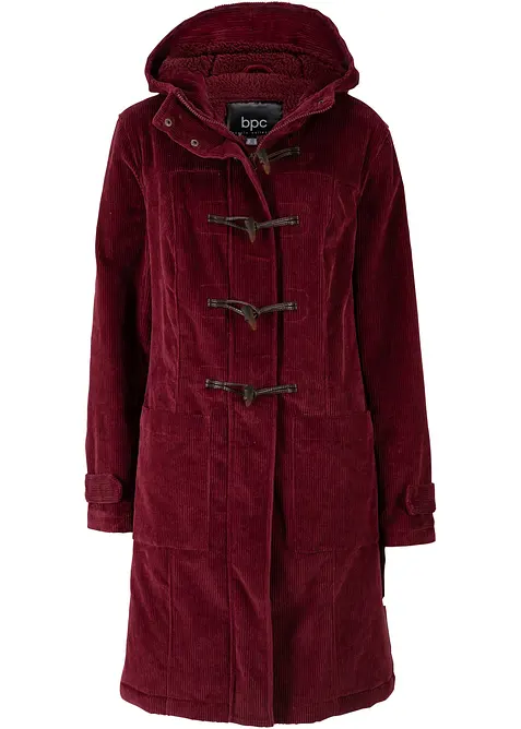 Duffle-coat en velours côtelé doublé, bonprix