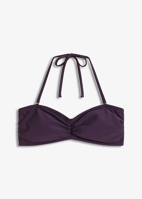 Haut de bikini bandeau &agrave; bretelles amovibles, bonprix