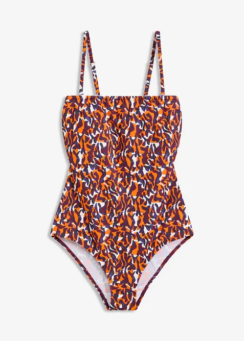 Maillot 1 pièce bandeau à bretelles multifonctions, bonprix