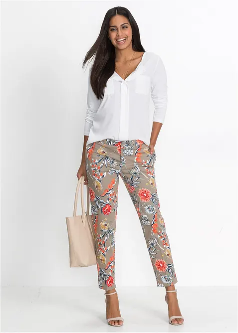 Pantalon 7/8 extensible, bonprix