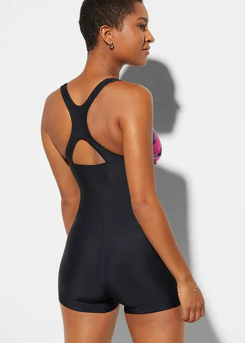 Maillot 1 pi&egrave;ce shorty, s&eacute;chage rapide, bonprix