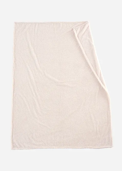 Plaid douillet de qualité, effet nid d’abeille, bonprix