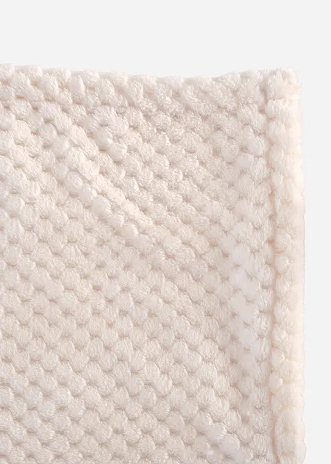 Plaid douillet de qualité, effet nid d’abeille, bonprix