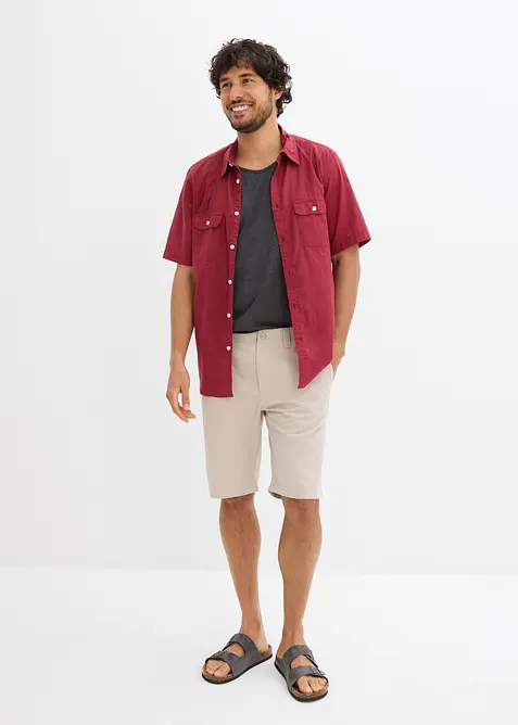 Bermuda chino 100% coton, Regular, bonprix