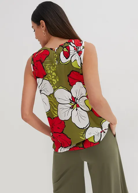 Blouse sans manches en viscose, bonprix