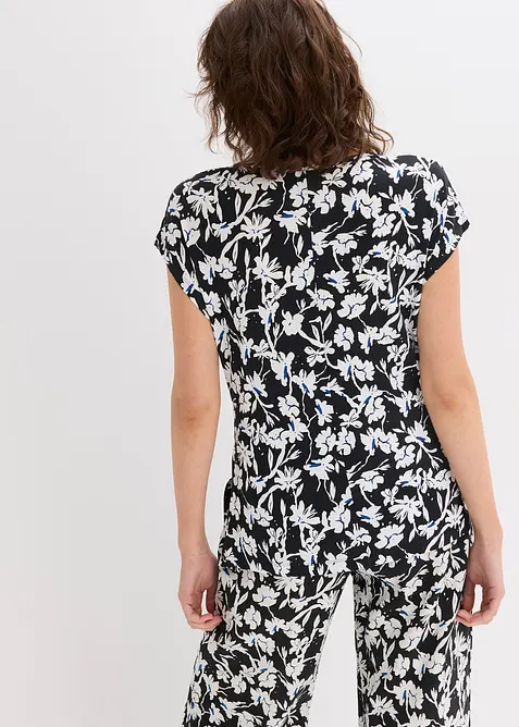 T-shirt avec effet noué, bonprix