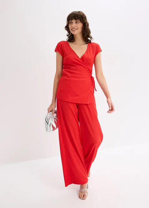 T-shirt cache-cœur, bonprix