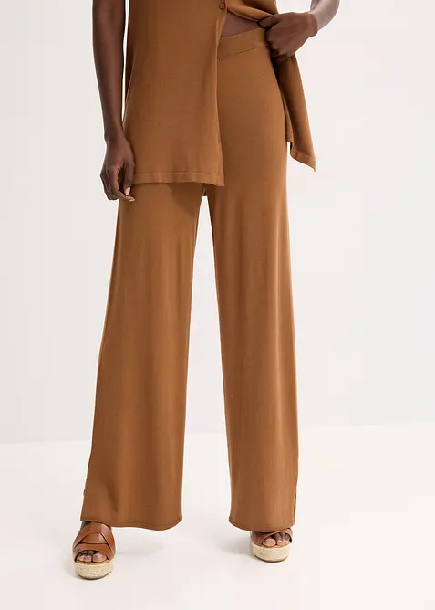 Pantalon en fine maille, bonprix