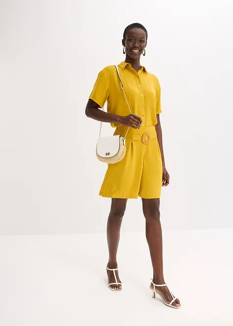 Short &agrave; taille &eacute;lastiqu&eacute;e, bonprix