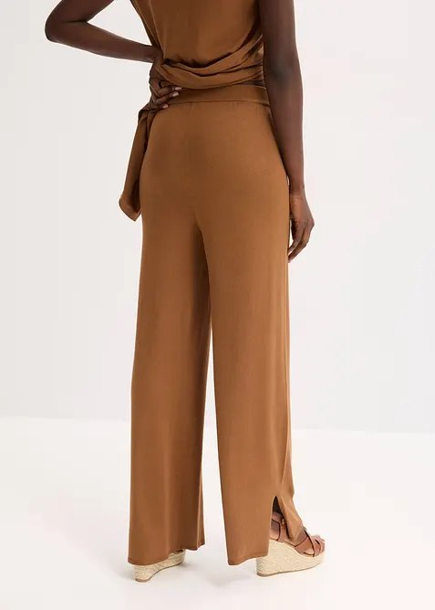 Pantalon en fine maille, bonprix