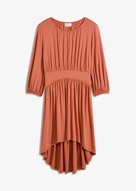 Robe en jersey avec fronces, bonprix