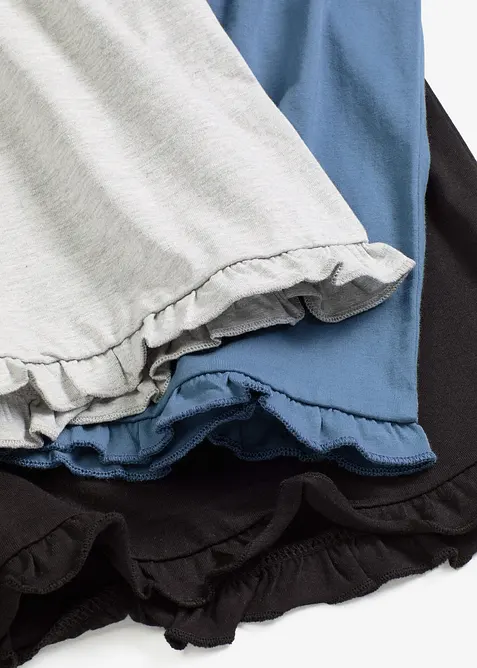 Lot de 3 shorts de pyjama 100% coton, bonprix