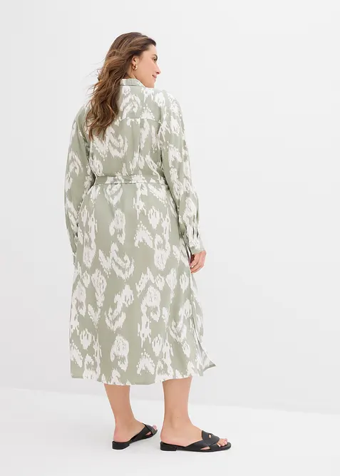 Robe-chemise en viscose fluide, bonprix