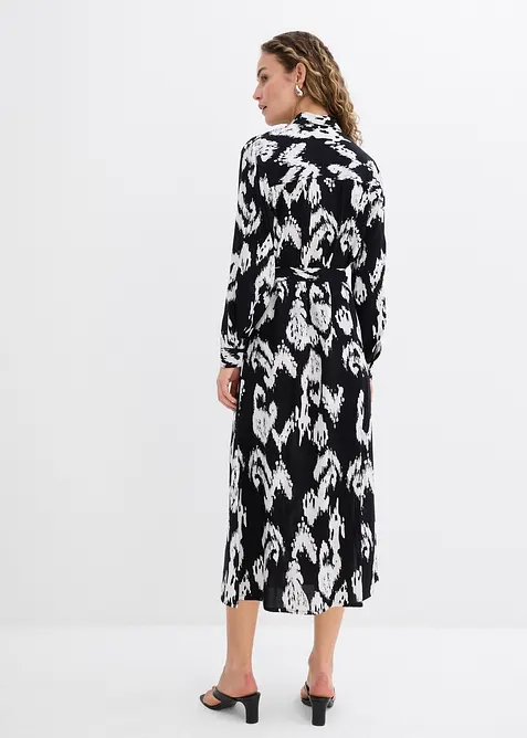 Robe-chemise en viscose fluide, bonprix