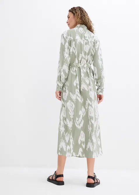 Robe-chemise en viscose fluide, bonprix