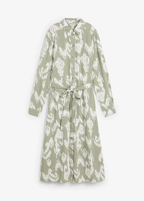 Robe-chemise en viscose fluide, bonprix