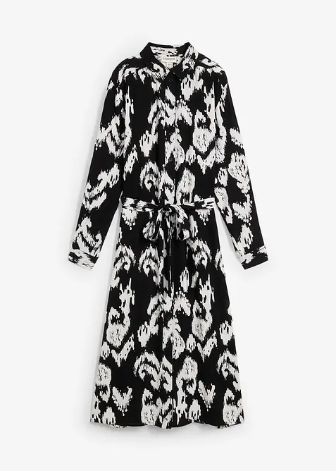 Robe-chemise en viscose fluide, bonprix