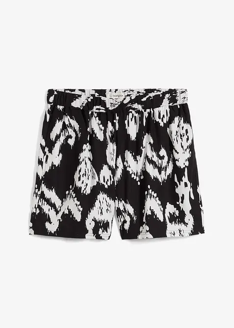 Short à taille élastiquée en viscose, bonprix