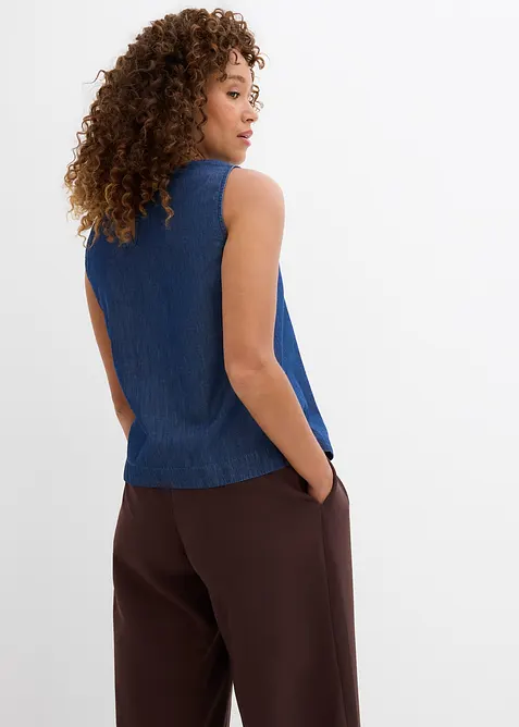 Top en jean de coton, bonprix