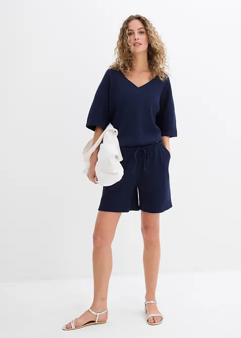 Short texturé 100% coton, bonprix