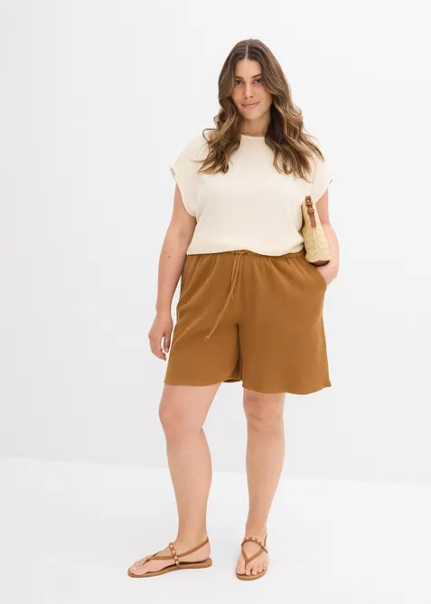 Short texturé 100% coton, bonprix