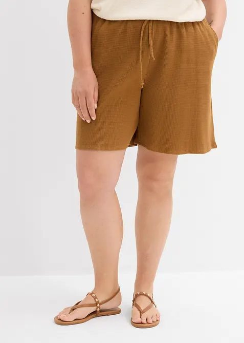 Short texturé 100% coton, bonprix