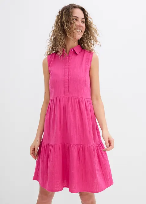 Robe-tunique légère en gaze de coton, bonprix