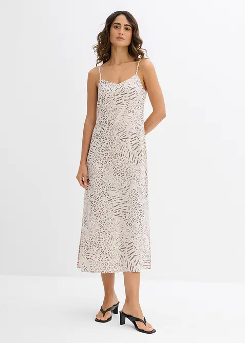 Robe à bretelles en viscose fluide, bonprix
