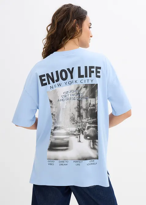 T-shirt oversize 100% coton, bonprix