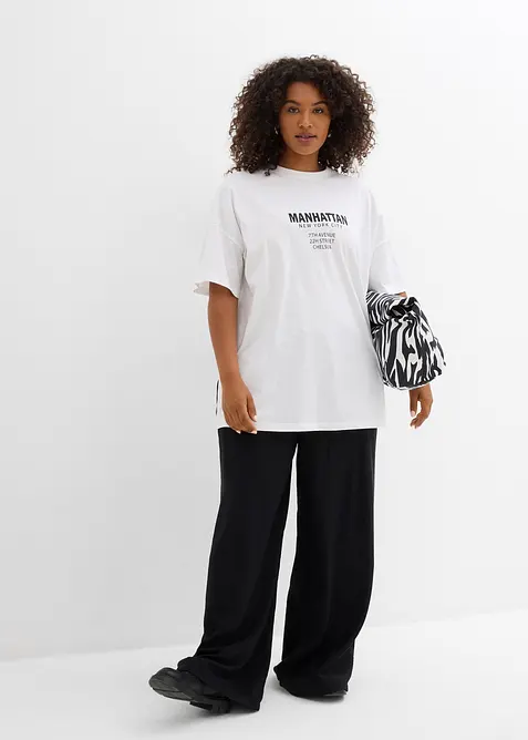 T-shirt oversize 100% coton, bonprix