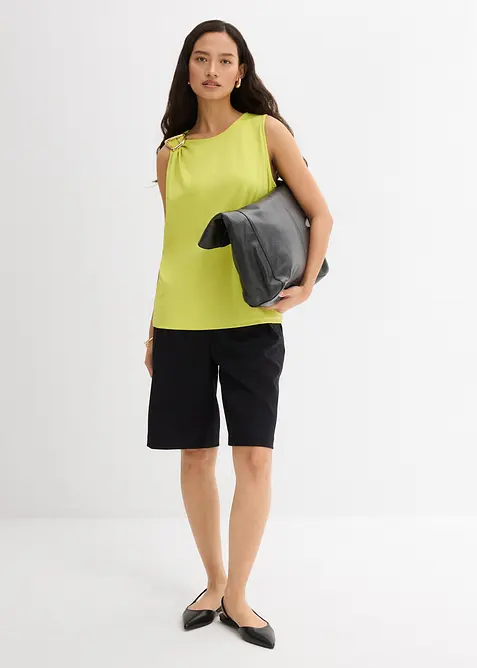 Top en crêpe texturé, bonprix