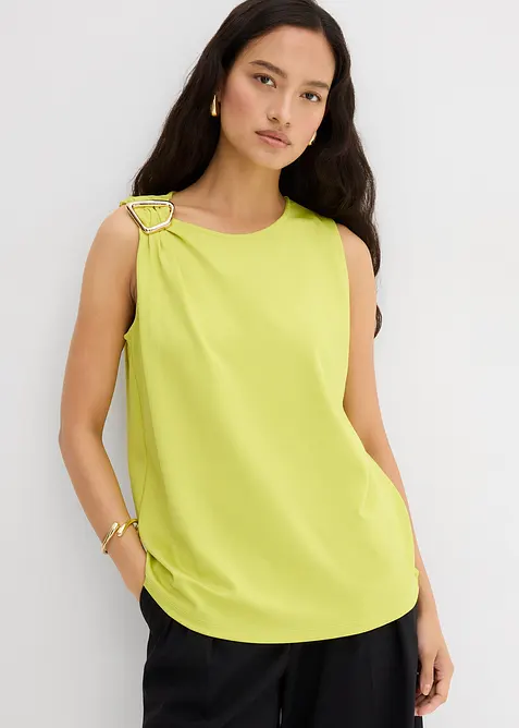 Top en crêpe texturé, bonprix