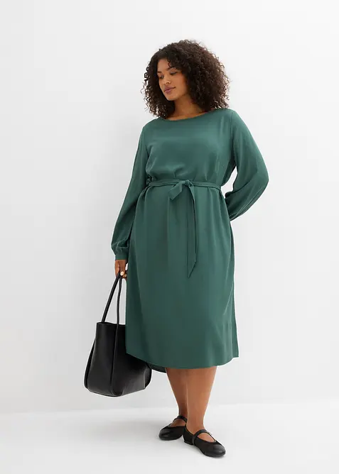 Robe midi en viscose, bonprix