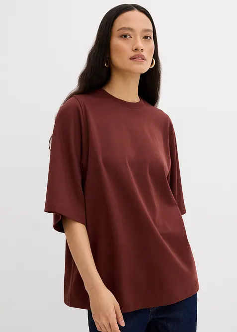T-shirt oversize à manches amples, 100% coton, bonprix