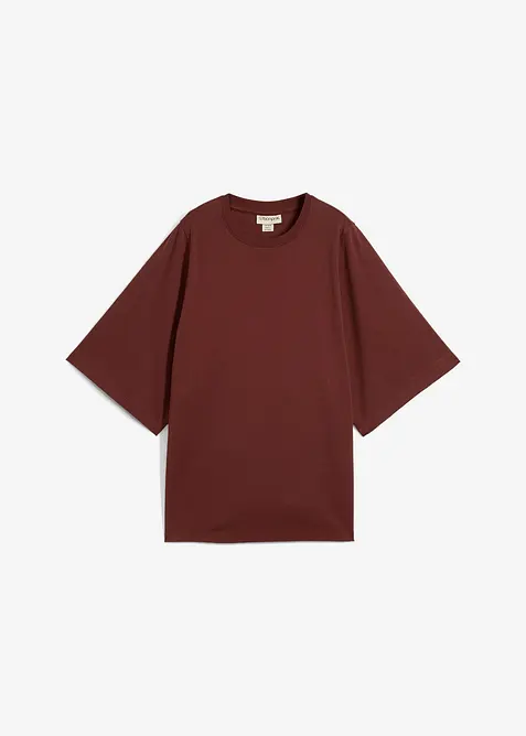 T-shirt oversize à manches amples, 100% coton, bonprix