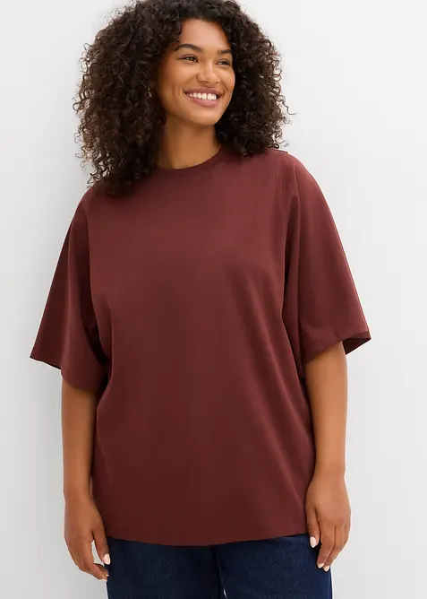 T-shirt oversize à manches amples, 100% coton, bonprix