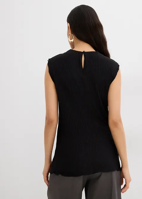 Top en crépon texturé, bonprix