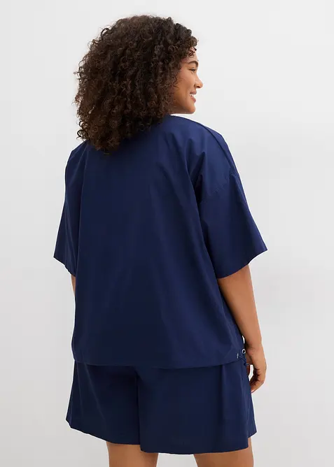 Chemisier oversize 100 % coton, bonprix