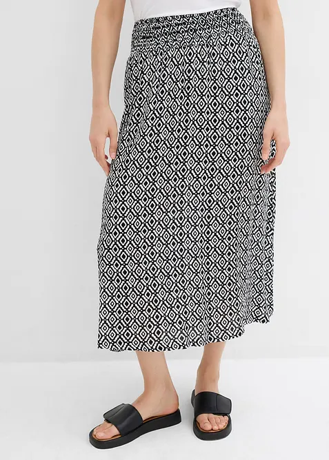 Jupe longue en viscose effet f, bonprix